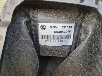 kožená rukojeť řadící páky Škoda Fabia - 12