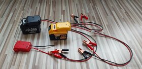 Startovací kabely+redukce pro Aku batrii Makita 18V-20V - 12
