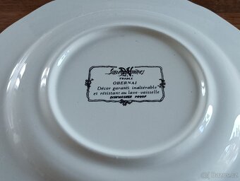 FAJÁNS TALÍŘ SARREGUEMINES HENRI LOUX FRANCIE - 12