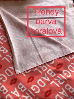 Kvalitní látky na šití - různé vzory a materiály - 12
