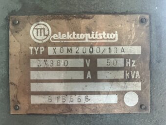 Ohýbačka plechů XOM 2000/10A - 12