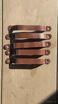 pletivo poplastované hnědé 180cm, sloupky a příslušenství - 12