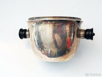 Krásná moka sada s podnosem; Stříbro 925, Georg Jensen - 12