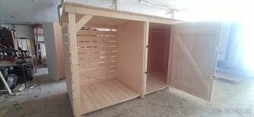 Dřevník s nářaďovnou 360 cm, dovoz ČR i SR - 12