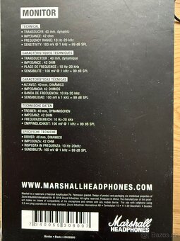 Marshall Monitor Black - 12