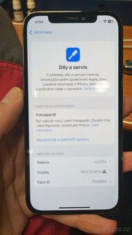 Apple iPhone 12 PRO 256GB BLUE, pěkný stav,baterie 95% - 12