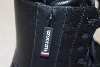 Dívčí kožené kozačky Tommy Hilfiger vel. 36 - 12