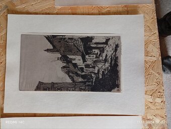 Litografie-praha motiv - 12