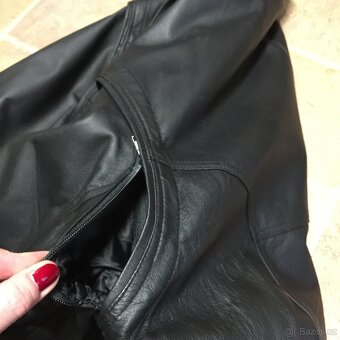 Retro bunda a vesta kožená nenošená luxusní Top stav - 12