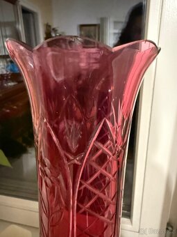 KŘIŠŤÁLOVÁ LAMPA S BROUŠENOU VÁZOU - TORZO - 12
