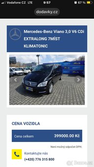 Mercedes Benz  Viano 165 kW 3.0 LONG - 12
