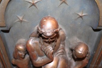 Domácí oltář  rok 1922  citát Goethe    (525o) - 12