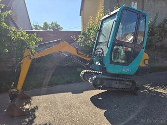 Minibagr Yanmar B15-3 Rv.2005 najeto 3900mth 4x lžíce - 12