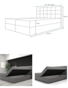 Čalouněná postel - 12