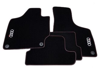 Luxusní celoroční Autokoberečky AUDI s podkladem hrubé gumy - 12