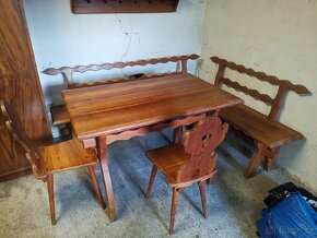 Prodám dřevěný nábytek masiv modřín - 12