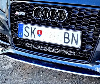 Audi QUATTRO NAPIS OZNACENIE LOGO DO MASKY - 12