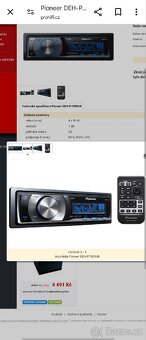 PIONEER DEH-P7000UB CD MP3 ORGANICKÝ DISPLEJ - 12