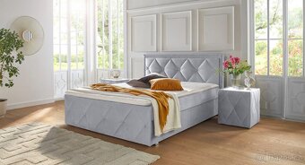 Nová postel 180x200 + topper zdarma - 12