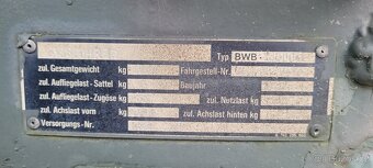 Vojenský přívěsný vozík (originál z Bundeswehr) - 12