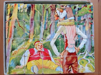 Retro obrázkové kostky TOFA Pohádky - 12