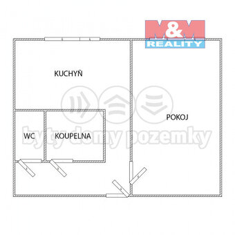 Pronájem bytu 1+1, 36 m², Ostrava, ul. Dr. Martínka - 12