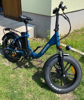Elektrokolo Fatbike HECHT COMPOS XL blue ebike Fat - 12