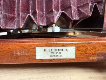 Historický fotoaparát měchový R. Lechner / WIEN - 12