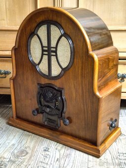 Starožitné rádio Telefunken 341WL, 1931/32, velká kaplička - 12