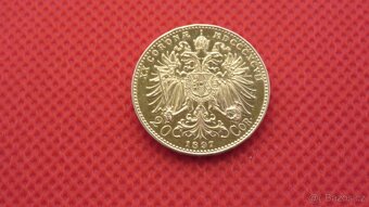 Zlaté mince 10,20,100 koruna Františka Josefa I - 12