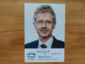 Podpisy politiků - politici autogramy, vlastnoruční podpisy - 12
