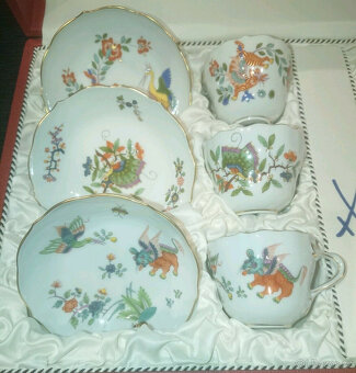 12 šálků na espresso MEISSEN ve 2 originálních krabicích - 12