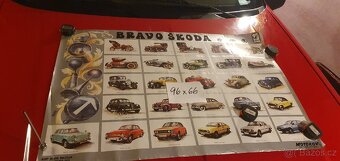 Staré original plakaty Škoda - 12