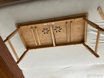 Stolek na notebook do postele 72x35x26 cm - 12