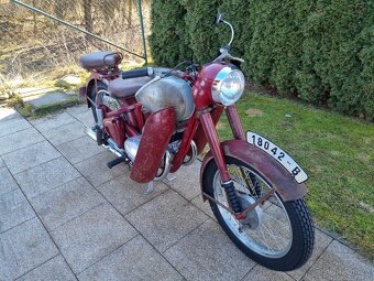 Jawa 350/18 pérák 1951 s TP v patině po rekonstrukci. - 12