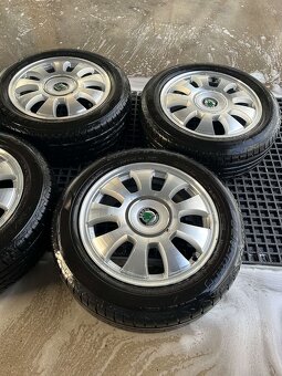 Alu Kola Škoda 5x100 R16 Ronal Metallica - 12