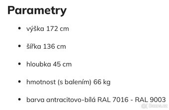 Plechová šatní skříň - 12
