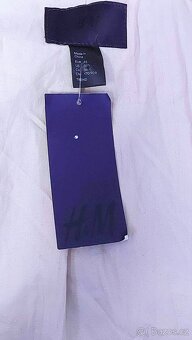 KOŽENÁ BUNDA S TŘÁSNĚMI - MOTO STYL - H&M - vel. 46 - 12