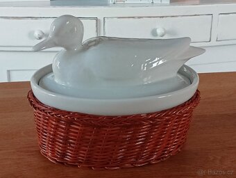 PORCELÁNOVÁ ZAPÉKACÍ TERINA KAČENKA FRANCIE - 12