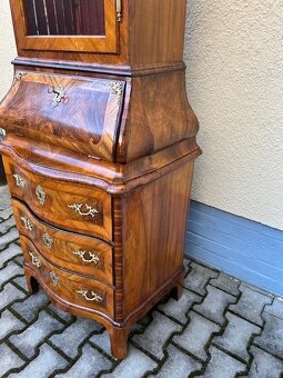 Barokní komoda s vitrínou - originál. - 12