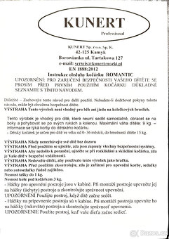 Kočárek Kunert Romantic 3v1 - 12