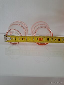 Art deco - džbán a sklenice - retro sklo - 12