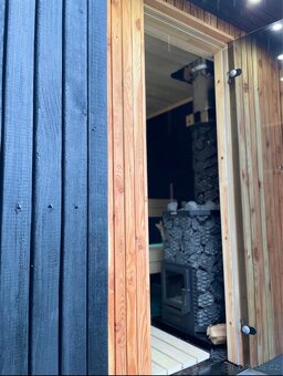 Venkovní sauna na dřevo - 12