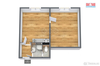 Prodej bytu 1+1, 35 m², Mariánské Lázně, ul. Nákladní - 12