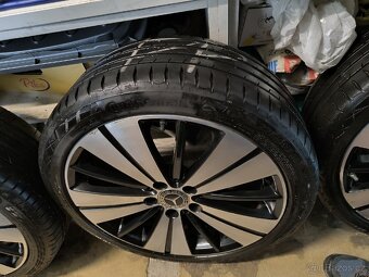 ALU kola Mercedes B 5x112 r18 Originál, pneu 5mm+TPMS - 12