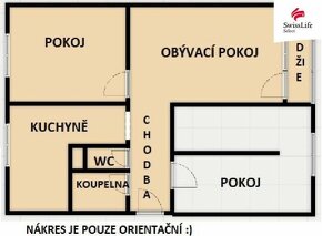 Pronájem bytu 3+1 74 m2, Krchleby - 12