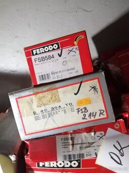 Brzdové obložení čelisti bubnovaí brda Ferodo - 12
