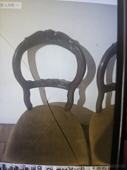 2x postel halabala, 2x židle Philippe, koberec ,květináč - 12