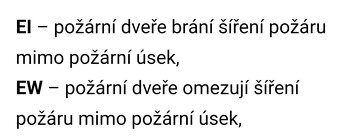 Požární dveře 80cm L - 12
