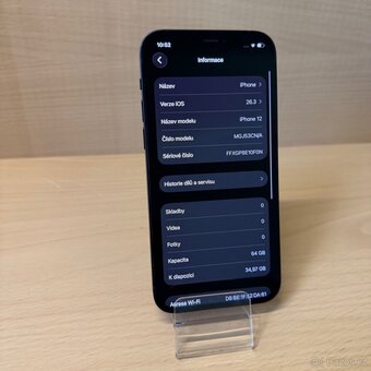 iPhone 12 64GB, černý (rok záruka) - 12